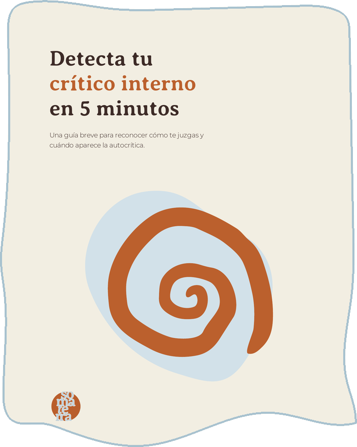 Portada del recurso gratuito Detecta tu crítico interno en 5 minutos
